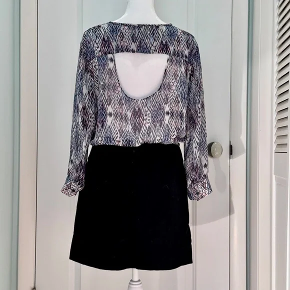 J Crew black wool mini skirt Sz 6 - Picture 3 of 4